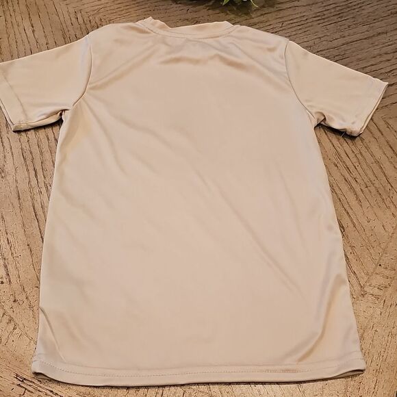 New Balance Light Beige Short Sleeve Tee Size 8 - Picture 7 of 8